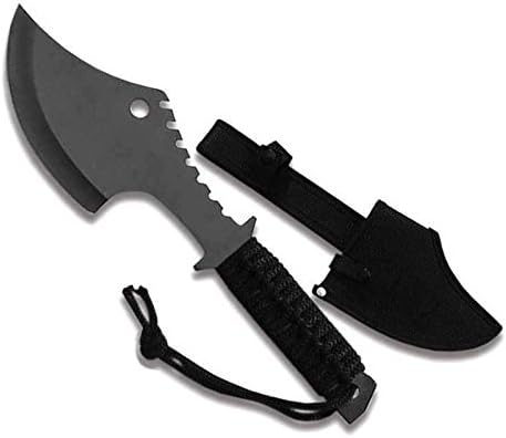 Snake Eye Tactical Combat Tomahawk Throwing Ax w/Survival para-Cord & Sheath Camping Hunting Fishing Survival Hatchet Ax