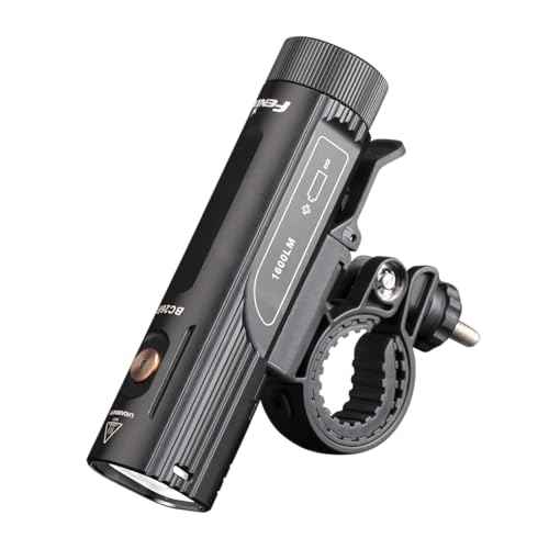 Fenix BC26R USB-C Rechargeable Bike Light,1600 Lumens Super Bright with LumenTac Organizer