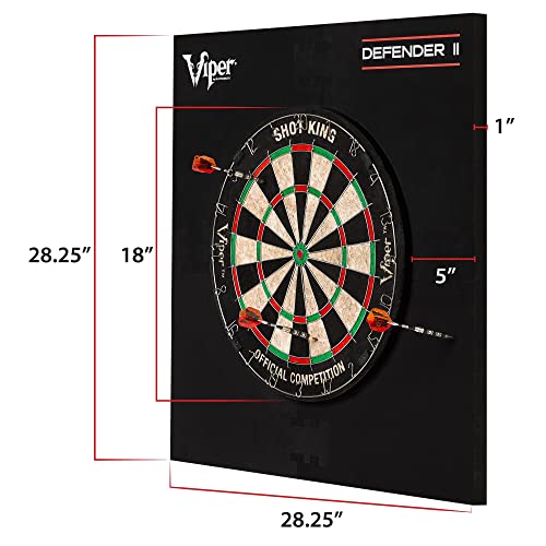 Viper Defender II Backboard & Sisal/Bristle Steel Tip Dartboard Bundle