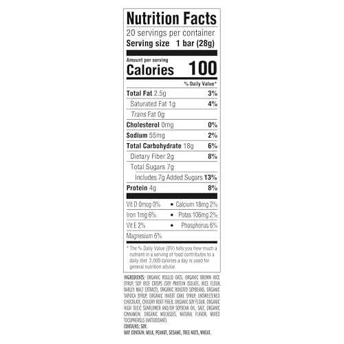 CLIF BAR Minis - Chocolate Chip - Made with Organic Oats - 4g Protein - Non-GMO - Plant Based - Snack-Size Energy Bars - ...