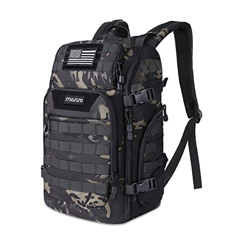MOSISO 30L Tactical Backpack, Military Daypack 3 Day Assault Rucksack Outdoor Hiking Hunting Fishing Camping Training Shou...