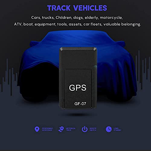GPS Tracker for Vehicles, Mini Magnetic GPS Real time Car Locator, Full USA Coverage, No Monthly Fee, Long Standby GSM SIM...