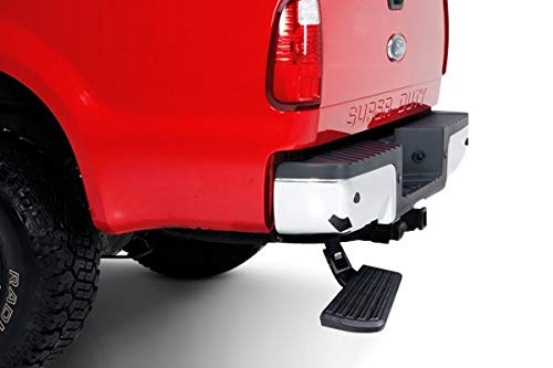 AMP Research 75306-01A BedStep Rear Bumper Access Black Not Compatible w/Dual Exhaust