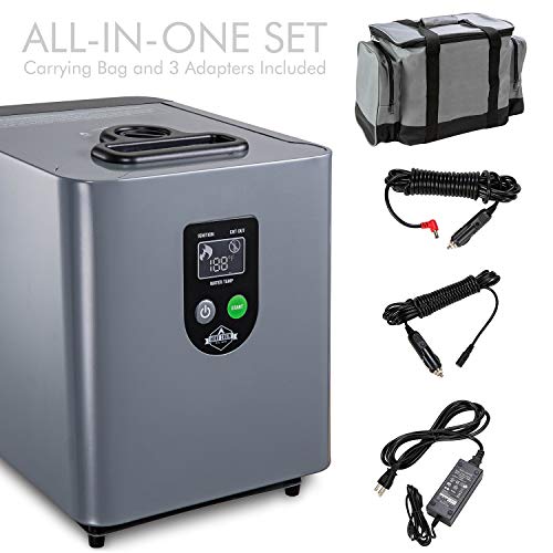 Hike Crew Portable Propane Water Heater & Shower Pump – Compact Outdoor Cleaning Showering System w/LCD Auto Safety Shutof...