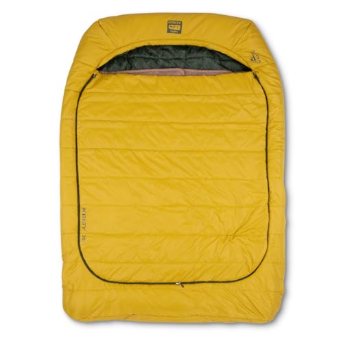 Kelty Tru.Comfort Doublewide 20 Degree Sleeping Bag – Two Person Synthetic Camping Sleeping Bag for Couples & Family Camping