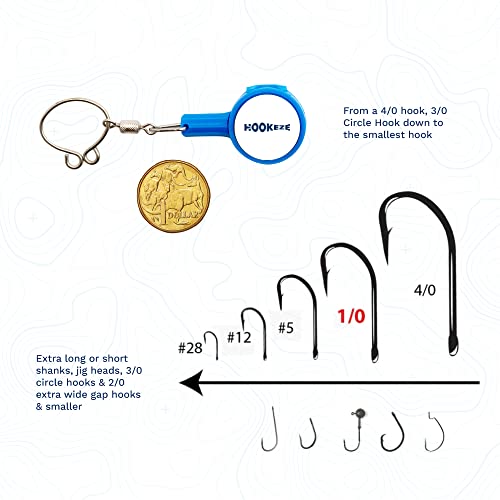 HOOK-EZE Fishing Knot Tying Tool | Protect from Fish Hooks | Tie Fishing Knots Easily | Cool Gadgets for Fishermen | Ice F...