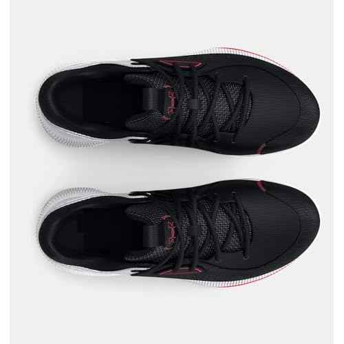 Under Armour Men's UA TWENTY47 Basketball Shoes (Black/White/Radio Red - 001, US Footwear Size System, Adult, Men, Numeric, Medium, 10.5)