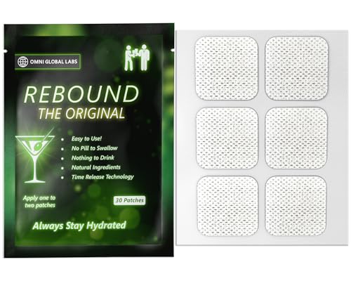 REBOUND Classic Patch - Extended Steady Release - 30 Patches - Natural Blend for a Balanced Nightlife