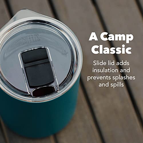 MiiR Camp Cup, 12oz - Double Wall Vacuum Insulated, Stainless Steel with Splash-Proof Slide Lid