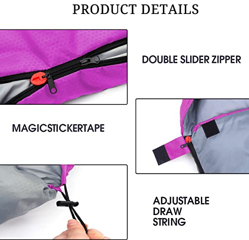 tuphen- Sleeping Bags for Adults Kids Boys Girls Backpacking Hiking Camping Microfiber Liner, Cold Warm Weather 4 Seasons ...