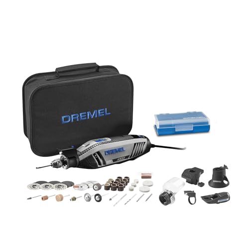 Dremel 4300-5/40 High Performance Rotary Tool Kit with LED Light- 5 Attachments & 40 Accessories - Ideal for Grinding, Cut...