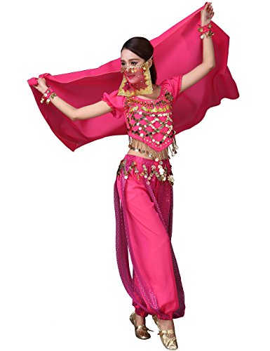 Astage Lady Belly Dancer Costume Halloweem Performance Wear All Sets