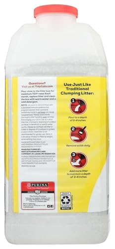 Tidy Cats Cat Litter, Clumping, 24/7 Performance, LightWeight, 136 Ounce Jug