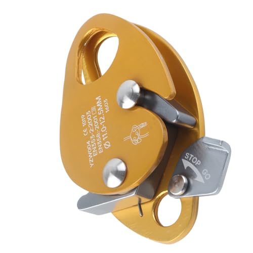 Belay Device, Rock Climbing Gear Alloy Rigging Equipment with High Strength for Climbing