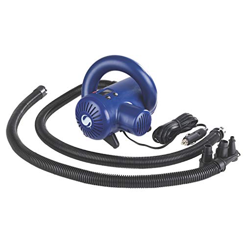 Sevylor High-Pressure Electric Pump 12V Portable Air Pump for Paddle Boards Kayaks Inflatables and Balloons - 15 PSI