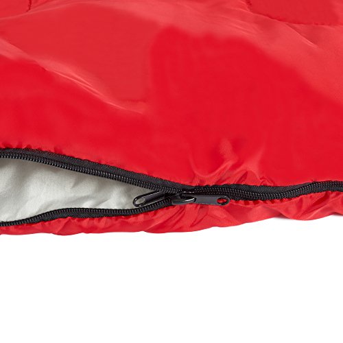 Sleeping Bag ? 2-Season with Carrying Bag for Adults and Kids ? Spirit Lake Sleeping Bag for Camping and Festivals by Wake...