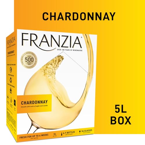 Franzia Chardonnay, White Wine, 5 Liters