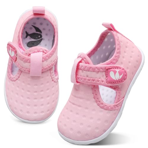 FEETCITY Boys Girls Water Shoes Kids Aqua Socks Quick Dry Barefoot for Beach Swimming Pool