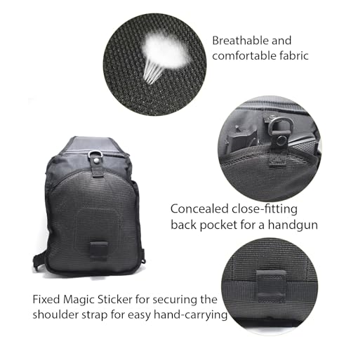 GAZJYUSP Tactical Sling Bag Backpack for Men Molle Shoulder Bag Pack Daypack Backpack for Hunting, Hiking, Traveling, Camping