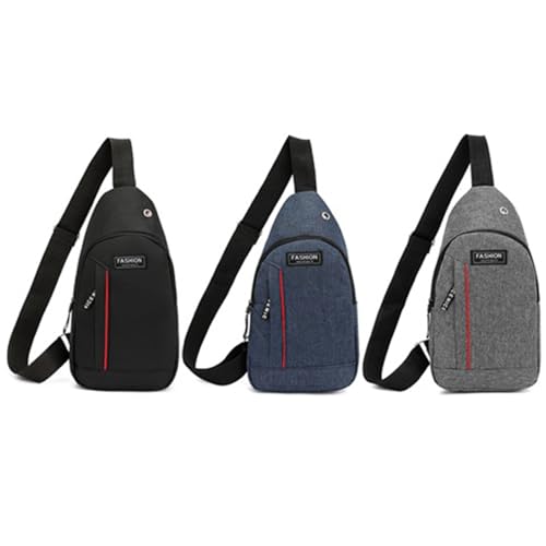 Shoulder Backpack Crossbody Bag Small Sling for Women Men Chest Daypack Crossbody Adjustable Strap for Travel Sport Hiking