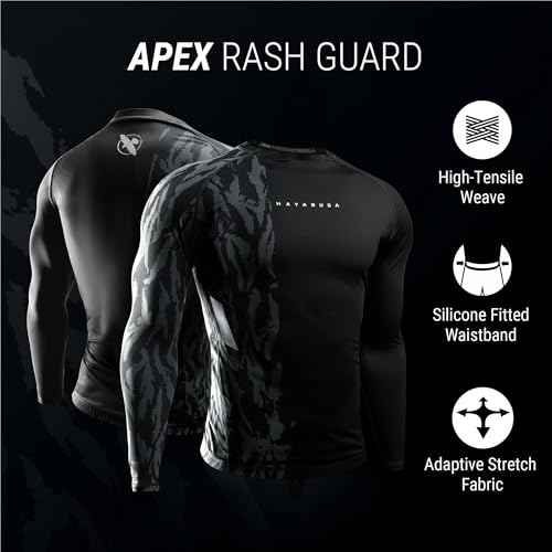 Hayabusa Apex Rash Guard for Men Long Sleeve