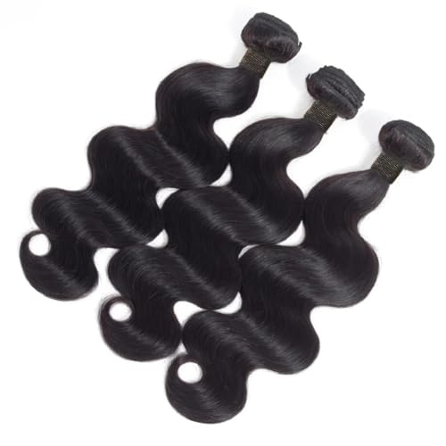 12A Human Hair Bundles 22 22 22 Inch Body Wave Bundles Human Hair Unprocessed Brazilian Virgin Hair 3 Bundles Weave Extensions Human Hair Natural Black Color Bundle