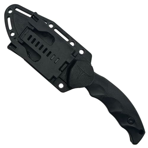 TAKUMITAK Hunting Survival Knife 9" Full Tang Fixed Blade Knives Camping Gear with Extra Set of FRN Handle Scales, MOLLE C...