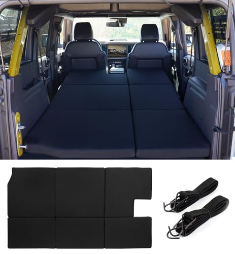 Xprite Bronco Mattress, 1.6-Inch Thick Premium Foam Bed Pad, Portable Foldable Trunk Sleeping Platform Compatible with 202...