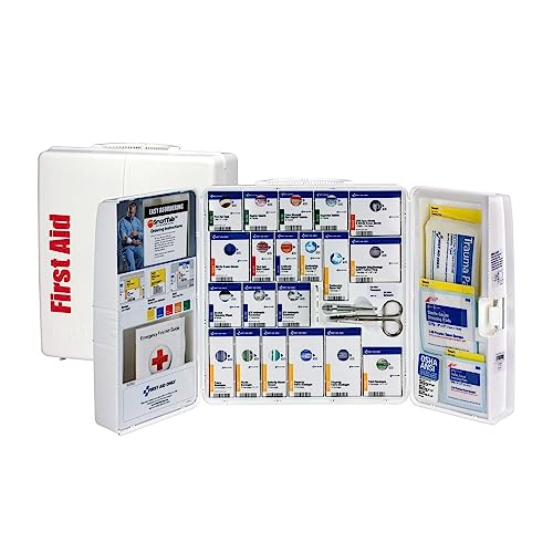 First Aid Only 1000-FAE-0103 SmartCompliance 50-Person OSHA Compliant First Aid Kit for Business, Large Plastic First Aid ...