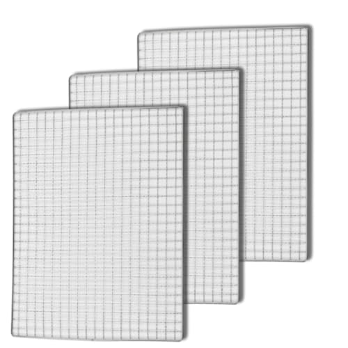 Grill Mesh Set of 3, Non Stick Barbecue Wire Mat Reusable Mesh Accessories Multi Functional BBQ Grill Mat for Picnics Camping