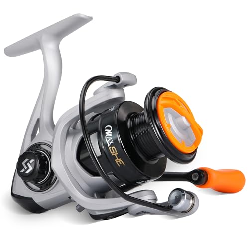 Sougayilang Fishing Reel, Ultralight Spinning Reels with Graphite Frame 5.2:1 High Speed for Saltwater or Freshwater Fishing