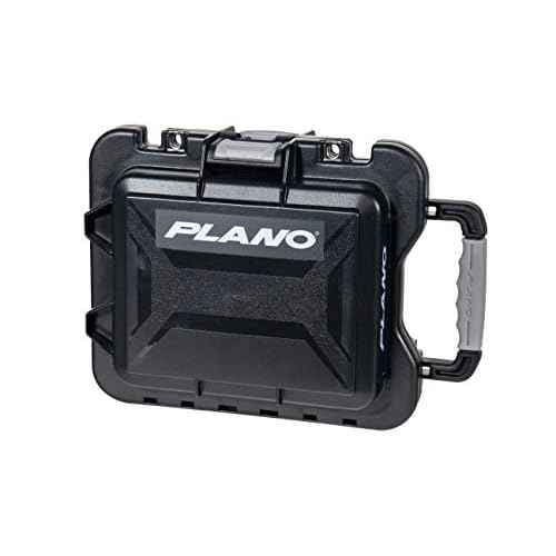 Plano Field Locker Element Pistol Gun Case, Black with Gray Accents