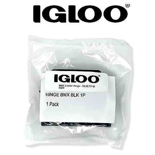 Igloo Hinge for 25, 52, 72 Qt BMX Coolers, Plastic, Black