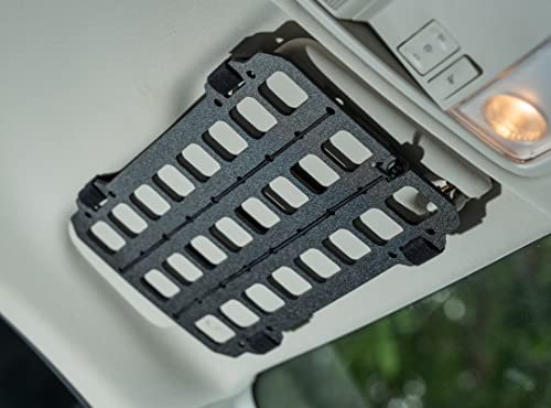 TACNEX Vehicle Rigid MOLLE Panel for Car Visor Organizer EDC Pouch Tool Holster Bag Holder Tactical Gear Rack Truck Equipm...