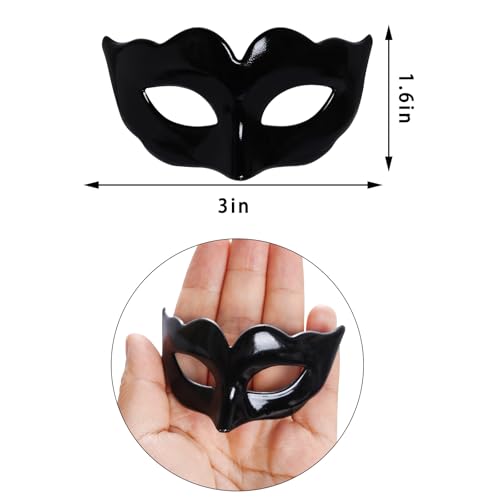 Yookat 20 Pieces Mini Masquerade Mask Small Mardi Gras Masks Small Venetian Mask Masquerade Masks Vintage Antique