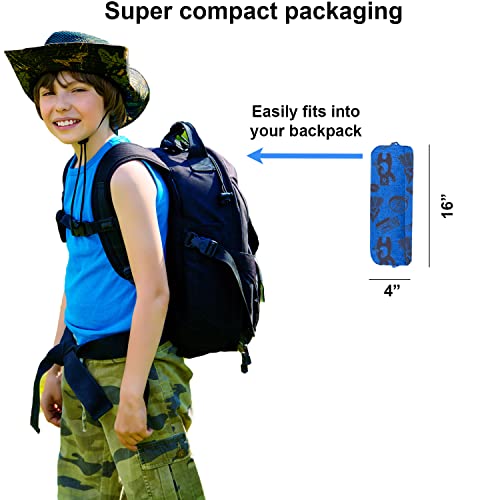 Adventure Theme Kids Sleeping Bag and Kids Tent Bundle