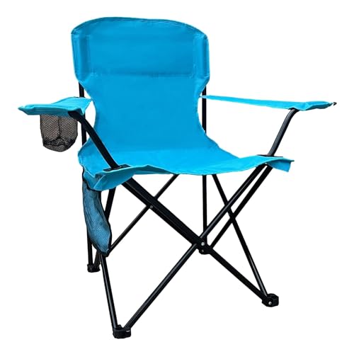 SAILARY Folding Camping Collapsible Chairs Heavy Duty Lawn Chair with Cooler Bag, Storage Pocket, Waterproof Bag Outdoor A...