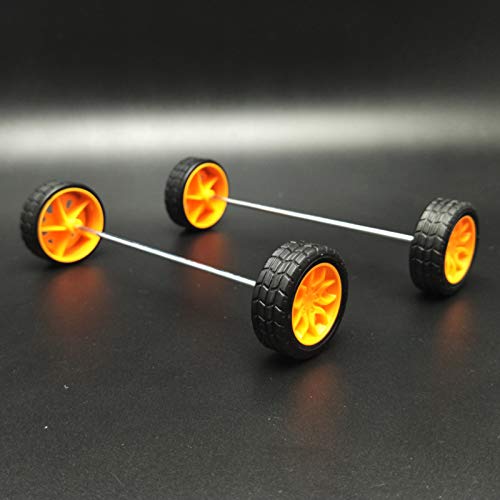 EUDAX 82 pcs Plastic Gear Package Kit - DIY Gear Assortment Accessories Set for Toy Motor Car Robot Various Axle Belt Bush...
