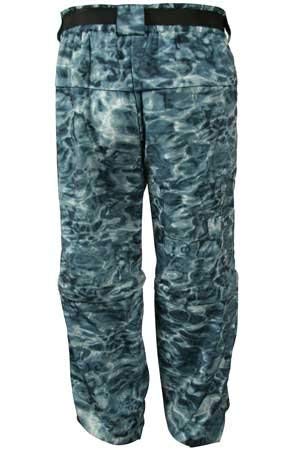 Aqua Design: Fly Fishing Mens Convertible Wading Pants Zip Off Legs Shorts: Misty Sky: Size Small