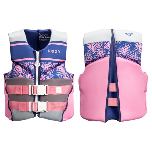 ROXY Women’s Life Vest and Youth Life Vest, USCG Approved PFD, Light-Weight EPE Foam Life Jacket with Oversized Arm Holes ...