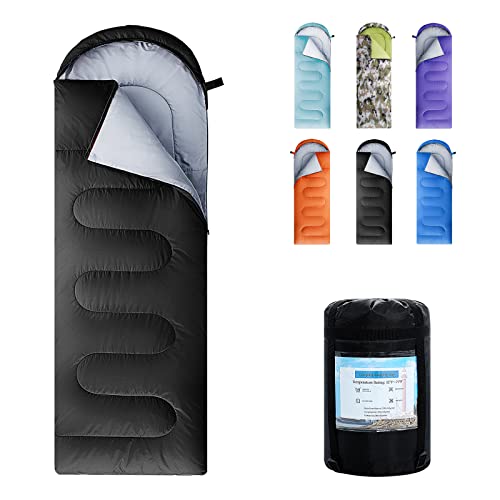 ORTHOMTEX Sleeping Bags for Adults,Kids & Girls-Warm & Cold Weather Lightweight Waterproof Sleeping Bag Backpack with Comp...