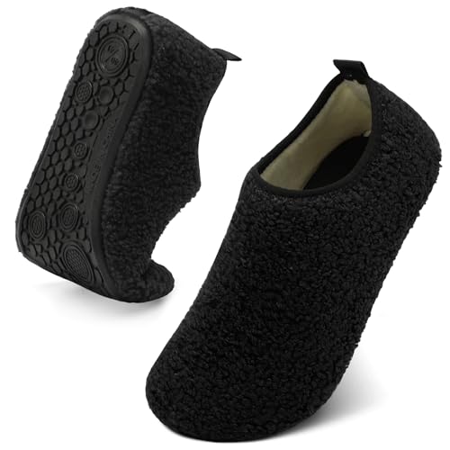 Slipper for Women Men Slipper Socks House Shoes Rubber Sole Slip On Soft-Lightweight Non Slip Indoor/Outdoor