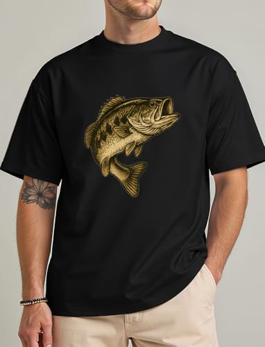 Fishing Adventure Hooked on Classics Retro Passion - Tee for Men & Women - Graphic T-Shirt