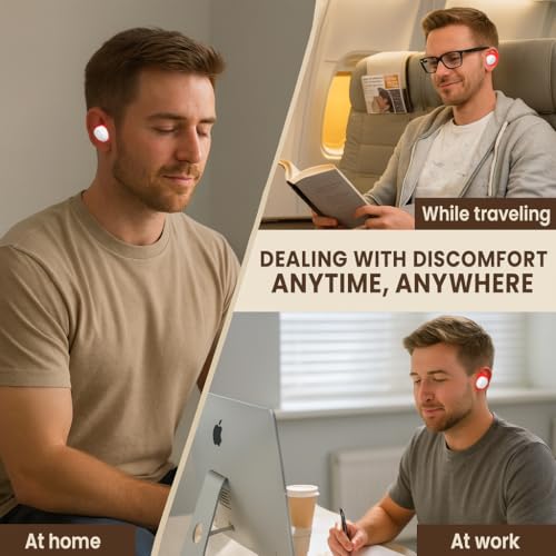 Red Light Device for Ears and Nose – 650nm LED Ear Wellness & Daily Comfort, Hands-Free Design, Lightweight & Portable for...