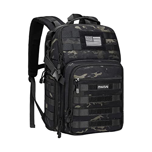MOSISO Camera Backpack, DSLR/SLR/Mirrorless Photography Tactical Camera Bag Case with Tripod Holder & 15-16 inch Laptop Co...