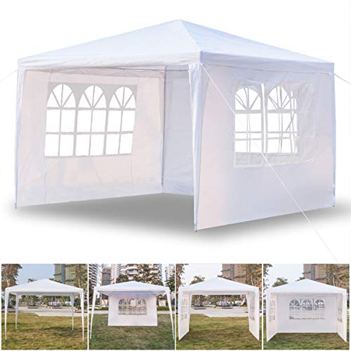 10/20/30ft Party Tent Wedding Patio Gazebo Outdoor Carport Canopy Shade with/Without Side Removable Walls, Party Wedding B...