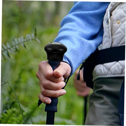 SUPVOX Trekking Pole Compass Climbing Sticks Accessory Trekking Pole Head Compass Universal Hiking Caps Walking Stick Head...