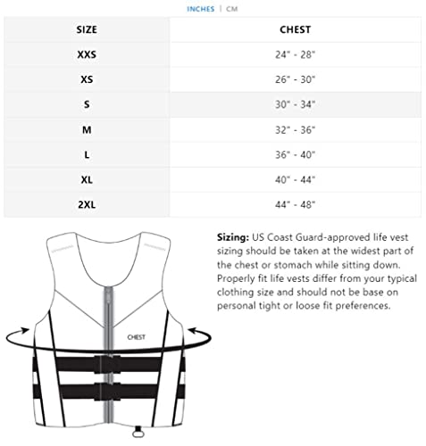 Jetpilot S.Bonifay Baller Neoprene Coast Guard Approved Life Jacket PFD
