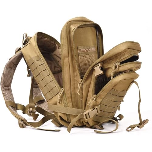Military Tactical Assault Pack Backpack Army Molle Bug Out Bag Backpacks Small Rucksack for Outdoor Hiking Camping Trekkin...