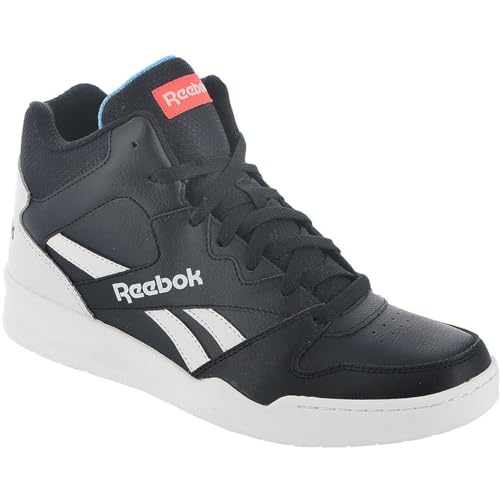 Reebok Men's BB4500 Hi High Top Basketball Shoe, Black/Chalk/Radiant Aqua, 9.5